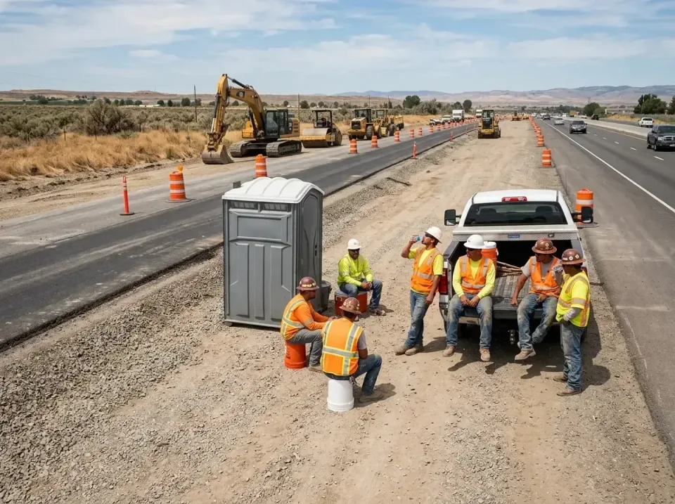 highway-road-construction-crew-007 — frequently asked questions, Porta Potty and Restroom Rentals in Sugar Creek, MO